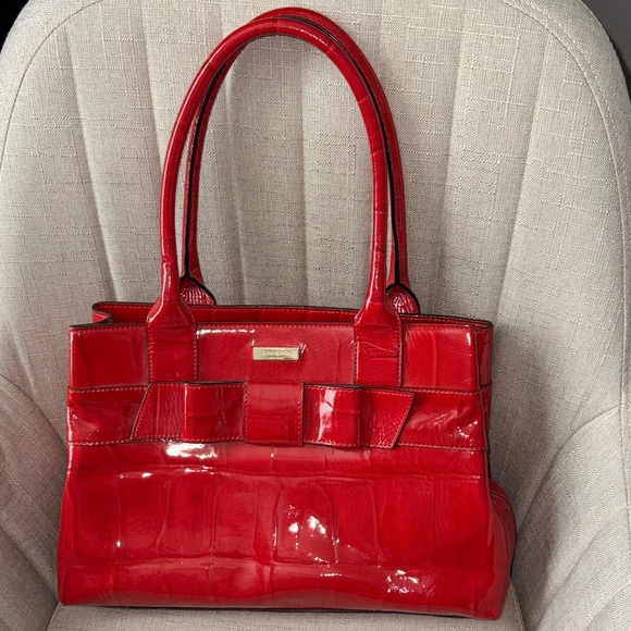 kate spade Handbags - Kate Spade Red Bow Bag ❤️